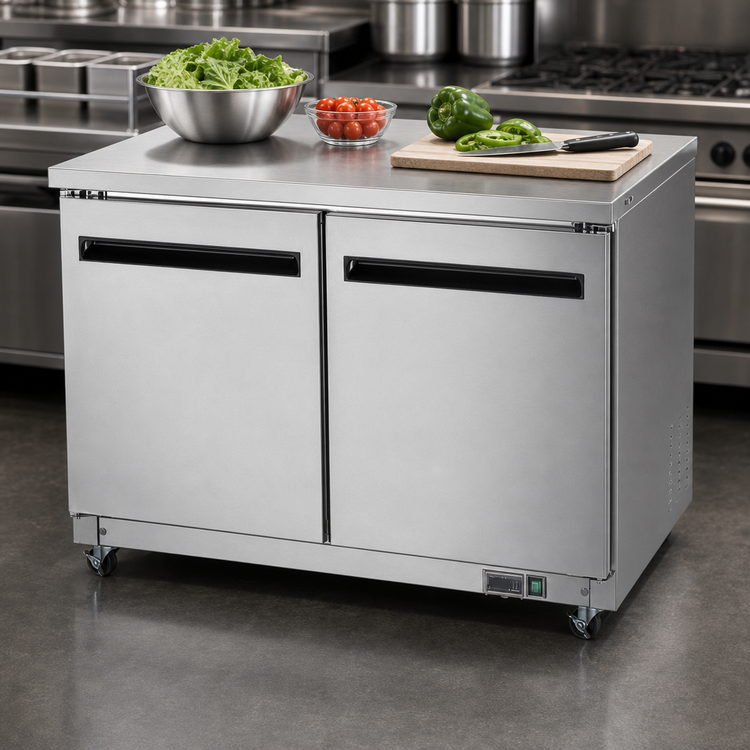 Product image #3 for Arctic Air 48-1/4-Inch Two-Section Undercounter Worktop Refrigerator