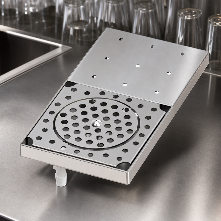 Product image #3 for Eagle Spec-Bar Stainless Steel Underbar Glass Rinser with Pressure Regulator