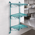 Thumbnail image #3 for Quantum Wall-Mount Cantilever Starter Unit with 3 Wire Shelves, 54-Inch Posts, and 12-Inch Cantilevers