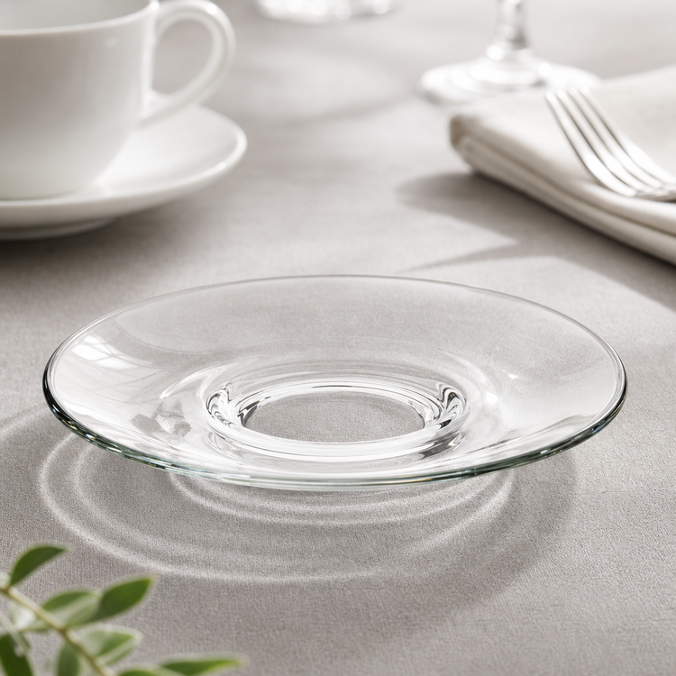 Product image #4 for Ocean Kenya 6-Inch Round Clear Glass Saucer