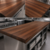 Thumbnail image #3 for Boos Block American Black Walnut Edge Grain Kitchen Countertop, 144 x 36 x 3 Inch, Varnique Finish