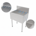 Thumbnail image #4 for Perlick Top Shelf 24-Inch Freestanding Stainless Steel Underbar Drainboard with 6-Inch Backsplash