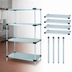 Thumbnail image #3 for Quantum Solid Shelving Starter Kit, 4 Shelves, Stationary, 30