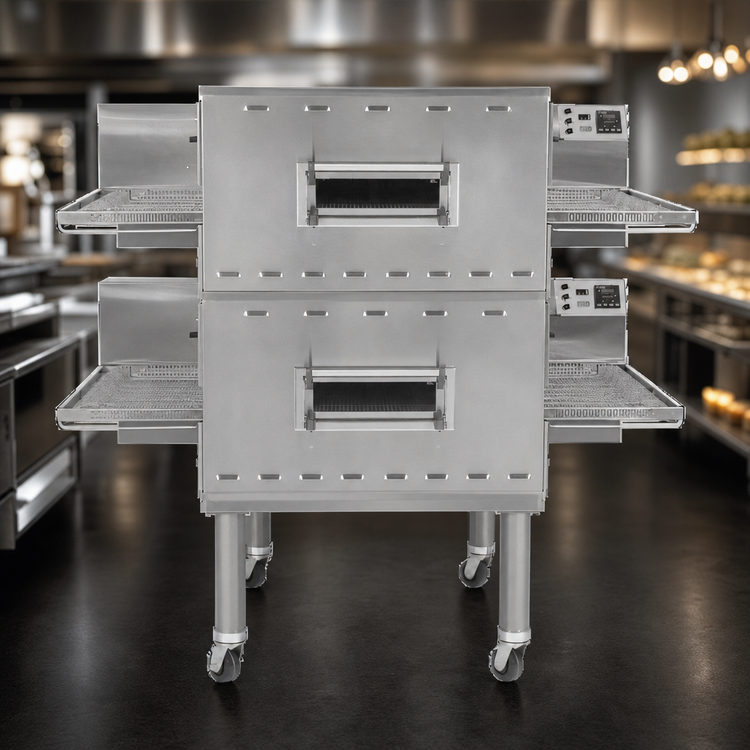 Product image #3 for Middleby Marshall PS3240E-3 Triple Deck Electric Impingement Plus Conveyor Pizza Oven