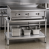 Thumbnail image #3 for Stationary Modular Aluminum Equipment Stand with 2 Adjustable Solid Shelves
