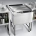 Thumbnail image #3 for Eagle Spec-Bar 36-Inch Underbar Pass-Thru Insulated Ice Bin, 175 lb Capacity