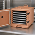 Thumbnail image #4 for Cambro Camcarrier Insulated Front-Loading Sheet Pan Carrier for 6 Full-Size 18 x 26 Pans, Coffee Beige
