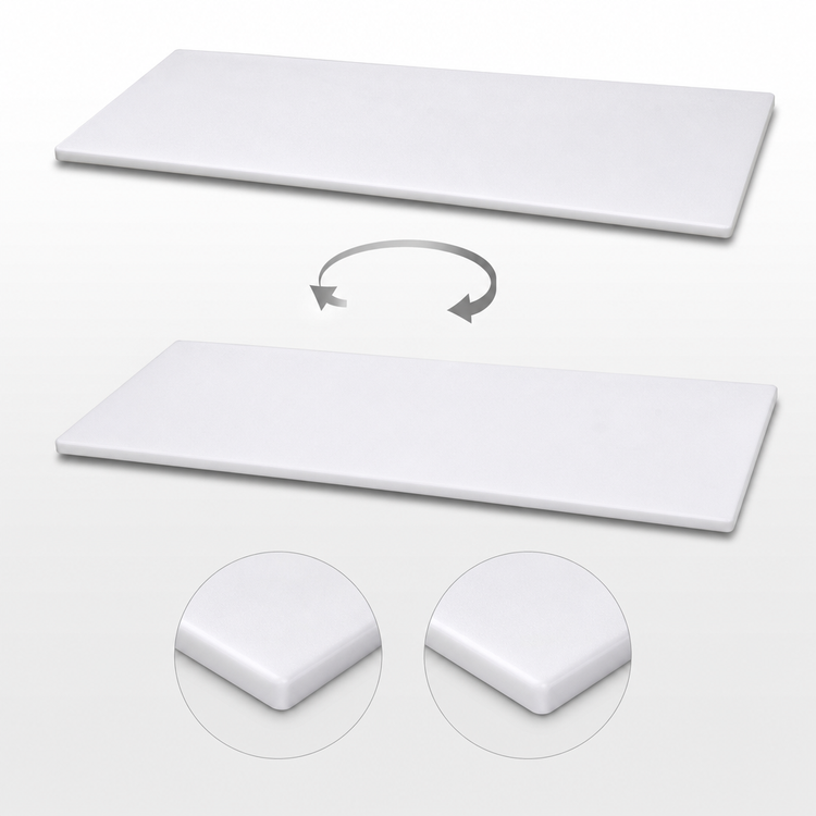 Product image #3 for John Boos Reversible Polyethylene Steam Table Cutting Board, 84 x 10 x 1/2 Inch