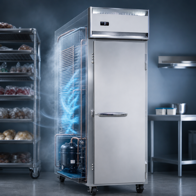 Product image #3 for Continental Refrigerator 1FNSA One-Section 20 cu. ft. Standard Depth Reach-In Freezer