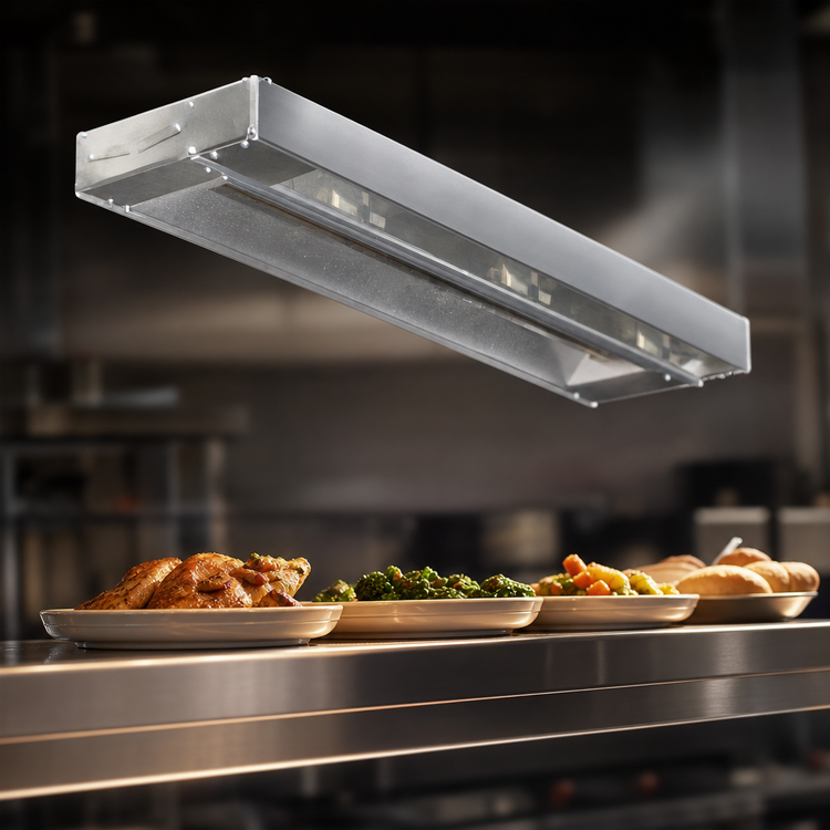 Product image #3 for Eagle RedHots 84-Inch Standard-Watt Unlighted Single Rod Strip Heat Lamp, 208V