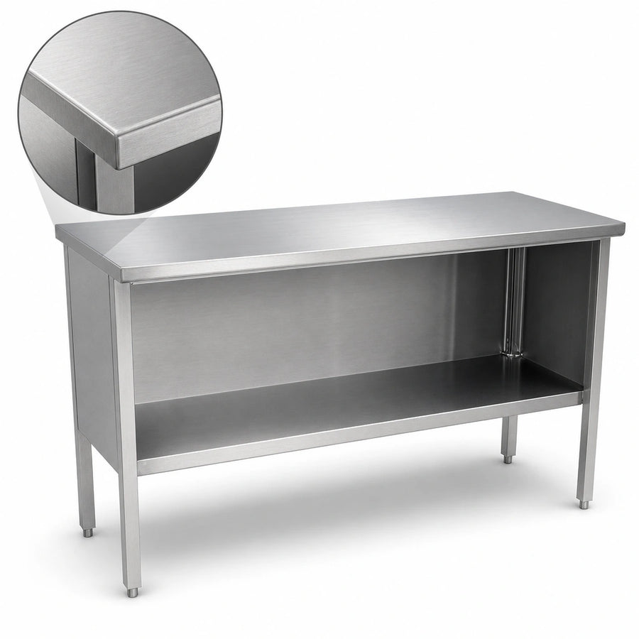 14-Gauge Stainless Steel Top