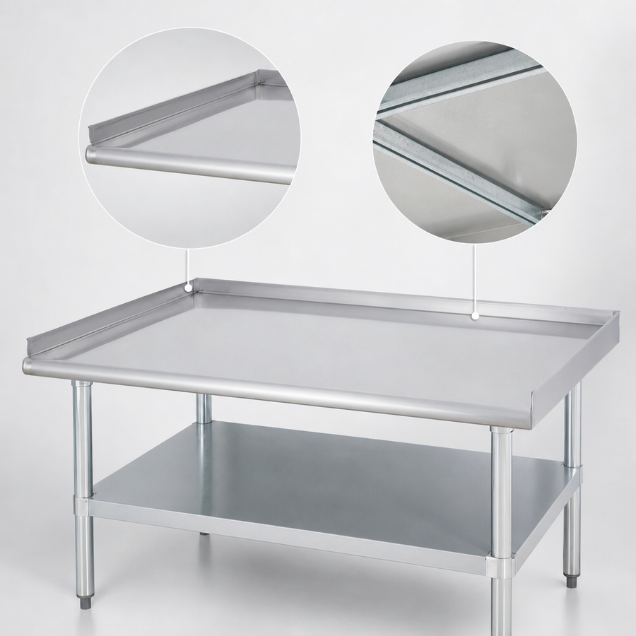 Reinforced Stainless Steel Top