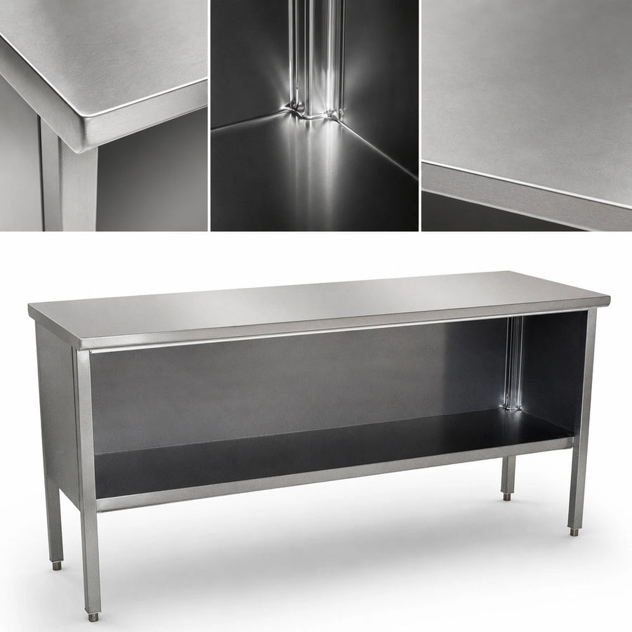 14-Gauge Stainless Steel Flat Top