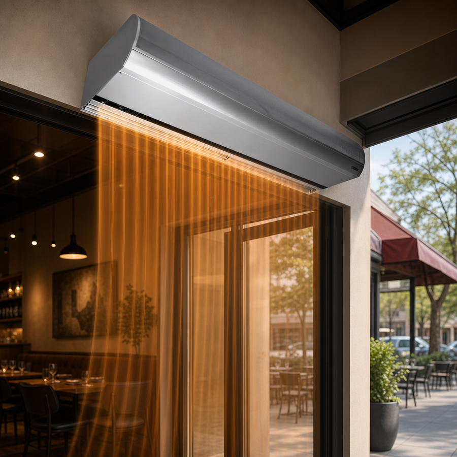 Electric Heated Air Curtain