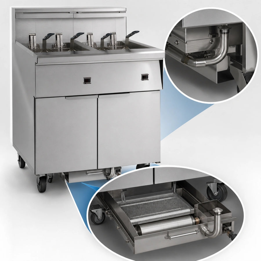 Built-In Space Saver Filter System