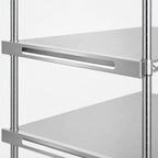 Thumbnail image #3 for Metro Super Erecta L36WS 36-Inch W x 4-Inch H Stainless Steel Shelf Ledge for Solid Shelves Case of 6