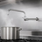 Thumbnail image #3 for Fisher 36160 Chinese Range Faucet, Wall/Splash Mount, Low-Lead, 14-Inch Swing Spout