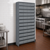 Thumbnail image #3 for Quantum Closed Heavy Duty Stationary Wire Shelving Unit with 13 Shelves and 48 Bins, 36 x 18 x 75 Inches