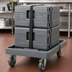 Thumbnail image #3 for Food Carrier Platform Dolly with Cargo Strap, Gray