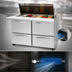 Thumbnail image #3 for Turbo Air PRO Series 48 1/4 Inch 2-Section Mega Top Sandwich/Salad Prep Table with 4 Drawers