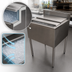 Thumbnail image #4 for BK Resources 30-Inch Underbar Insulated Ice Bin with 10-Circuit Aluminum Cold Plate, 97 lb Capacity