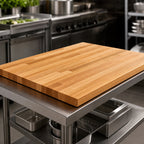 Thumbnail image #3 for John Boos Appalachian OKT-BL3630-O Red Oak Island Countertop, 36 x 30 x 1-1/2 Inch, Blended Rails, Edge Grain, Oil Finish