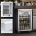 Thumbnail image #3 for Beverage-Air 24-Inch Single-Section Glass Door Back Bar Cooler, 7.66 Cu. Ft., Stainless Steel