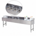 Thumbnail image #3 for Advance Tabco Underbar Basics 84-Inch 3-Compartment Deep-Drawn Stainless Steel Hand Sink and Ice Bin Combo with Deck-Mount Faucet, Right Ice Bin