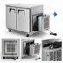 Thumbnail image #3 for Everest Refrigeration ETBSR2 Two-Section Undercounter/Worktop Refrigerator, 10 Cu. Ft., Rear-Mounted Self-Contained Refrigeration