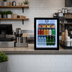 Thumbnail image #3 for Omcan Black Countertop Single-Section Reach-In Display Refrigerator, 3.46 Cu. Ft.