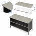 Thumbnail image #3 for John Boos 72 Inch x 30 Inch Poly Top Open Front Cabinet Base Work Table with Stainless Steel Undershelf