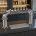 Thumbnail image #3 for Glastender Countertop Glycol-Cooled Pipe Pass-Thru Draft Dispensing Tower with 6 Faucets