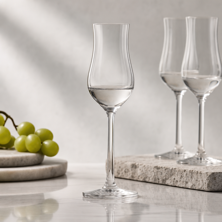 Product image #3 for Lucaris Shanghai Soul 3.5 oz. Clear Grappa Glass, Case of 24
