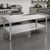 Thumbnail image #3 for Eagle Group 60-3/8 Inch x 24-3/8 Inch Griddle/Equipment Stand with Adjustable Galvanized Undershelf