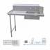 Thumbnail image #3 for John Boos JDTS-20-48R-X Soiled Straight Dishtable with 20-Inch Pre-Rinse Sink, 48-Inch Wide