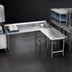 Thumbnail image #3 for Right-Hand Clean Island Dishtable, 120-Inch Machine-to-Corner x 60-Inch Corner-to-End