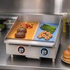 Thumbnail image #3 for Star (Middleby) Ultra-Max 824TCHSA 24-Inch Countertop Gas Griddle with Chrome-Plated 24 x 24-Inch Surface and Mechanical Thermostats