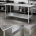 Thumbnail image #3 for Advance Tabco 16 Gauge 304 Stainless Steel Undershelf Upgrade, 7 Linear Feet