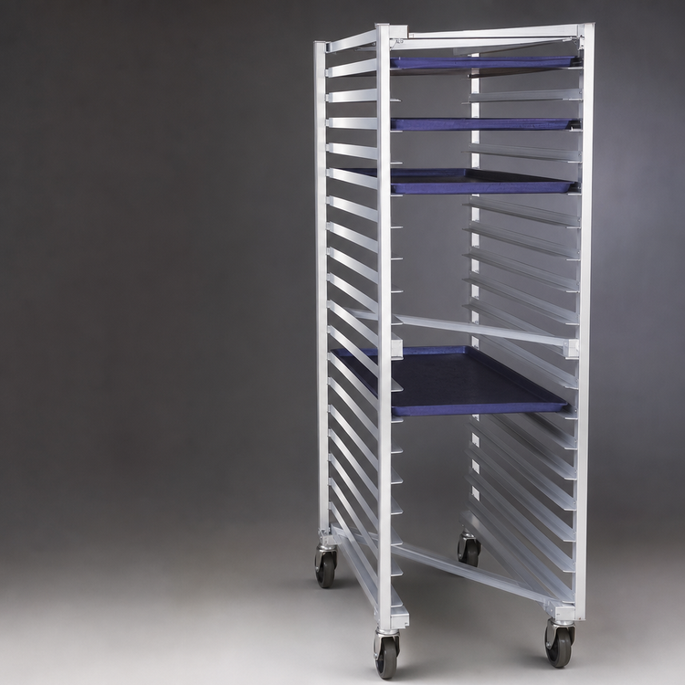 Product image #3 for Panco Z-Type Mobile Nesting Sheet Pan Rack, Full-Height, 30-Pan Capacity