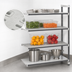 Thumbnail image #3 for Camshelving® Elements XTRA Stationary Add-On Unit — 24 in D x 72 in L x 72 in H, 4-Shelf (3 Vented + 1 Solid), Speckled Gray (480)