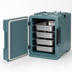 Thumbnail image #4 for Cambro Ultra Pan Carrier S-Series Non-Electric Front-Loading Insulated Food Pan Carrier, 4 Full-Size Pan Capacity, Slate Blue