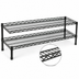 Thumbnail image #3 for QuadTruss 2-Tier Front Case Merchandise Cantilever Shelving Unit, 30 x 14 x 14 Inches, Black Epoxy Finish