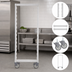 Thumbnail image #4 for Cambro Camshelving Premium Series Mobile Shelving Post Kit, 18-Inch Wide x 59-1/4-Inch High, Speckled Gray