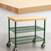 Thumbnail image #3 for Eagle Group QuadTruss 60 Inch x 24 Inch x 34 Inch Maple Top Demo Cart with 2 Wire Shelves