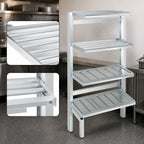 Thumbnail image #3 for Channel Manufacturing TT2436 Tubular Cantilever Shelf, 33.375W x 24D x 2.5H, Aluminum, 900 lb. Capacity