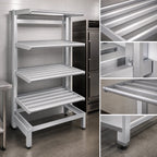 Thumbnail image #3 for Channel Manufacturing TT2454 Tubular Aluminum Cantilever Shelf, 51.375"W x 24"D x 2.5"H