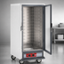 Thumbnail image #3 for Metro C5 1 Series Mobile 3/4-Height Non-Insulated Heated Holding Cabinet with Clear Door and Universal Wire Slides