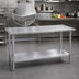 Thumbnail image #3 for Duke Stainless Steel Work Table with Undershelf, 60 x 30 x 36 Inches