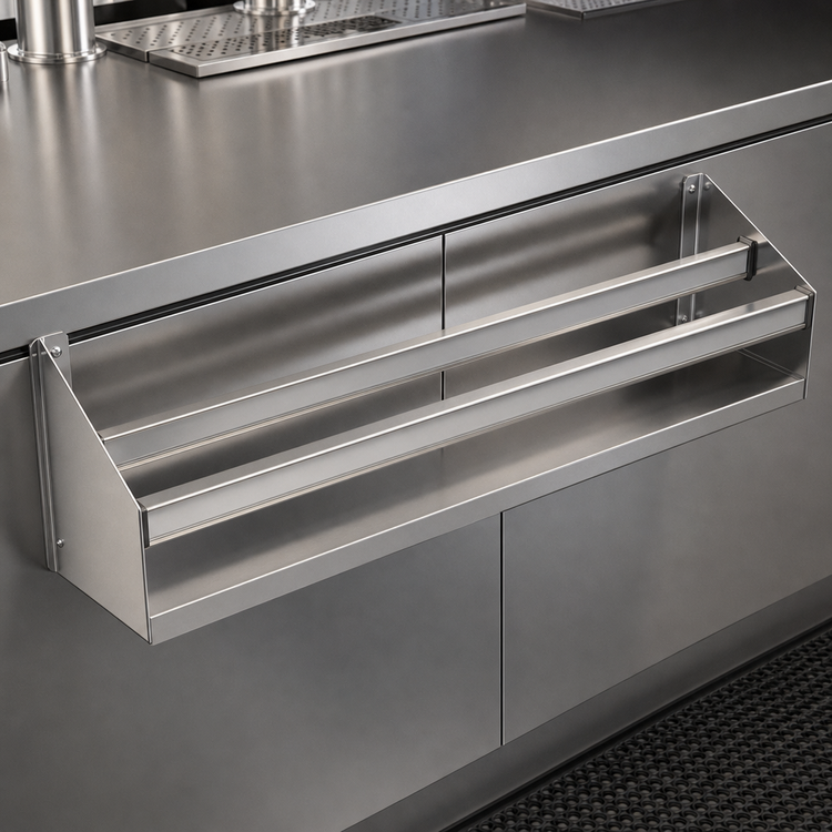 Product image #3 for 39-Inch Double Stainless Steel Speed Rail with Open Step-and-Rail Design