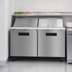 Thumbnail image #3 for Hoshizaki Steelheart SR60B-24M Two-Section Mega Top Refrigerated Prep Table, 60-Inch, 24-Pan Capacity